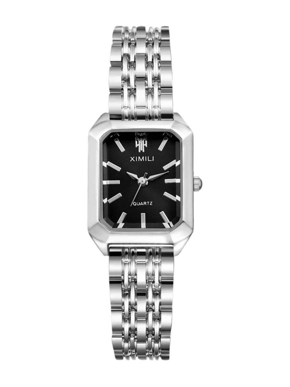 Quartz Watch with Bar Scale and Removable Alloy Strap